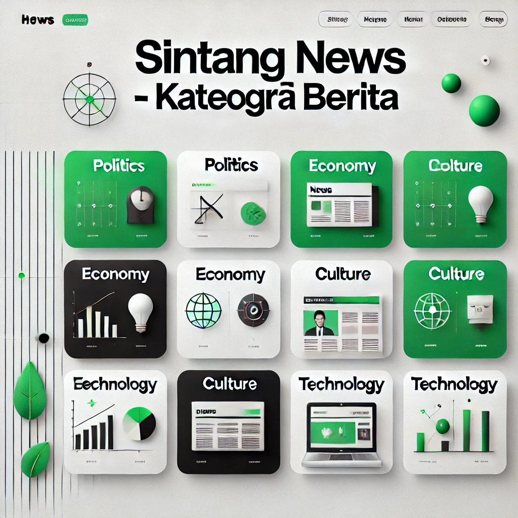 Desain Modern Halaman Kategori Berita Sintang News