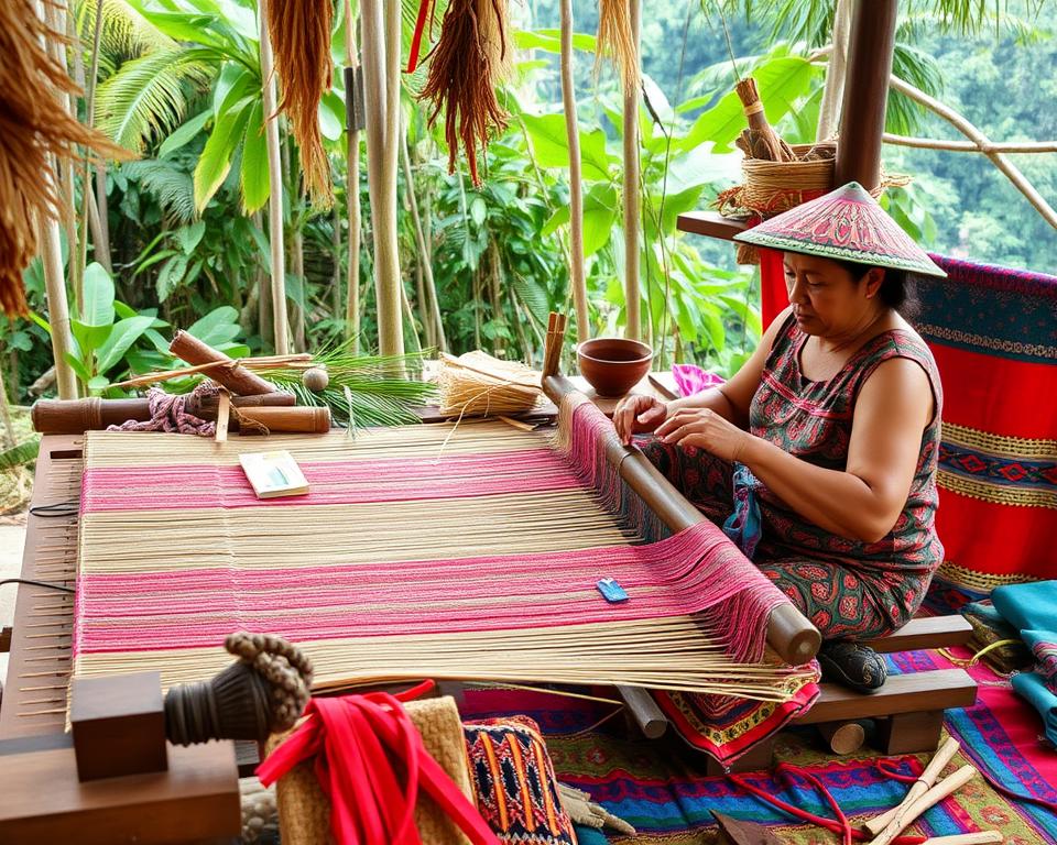 Dayak weaving