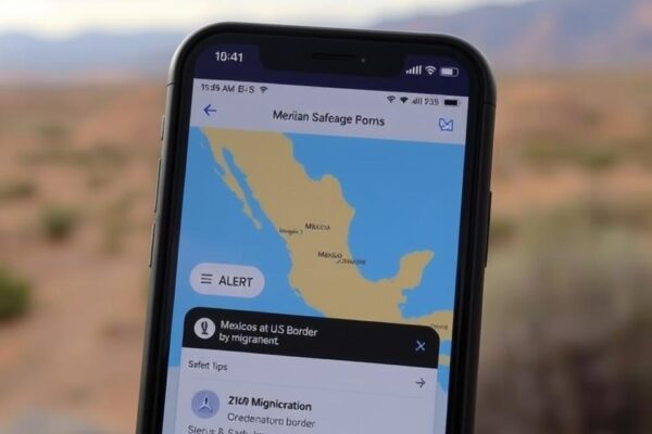 mexico migrant alert app